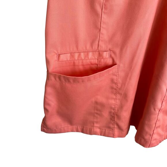 Matrix by Maevn Scrubs Women Top L Orange Medical Uniform Nurse Workwear Dental - Picture 6 of 10